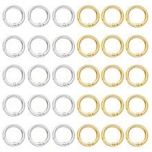10/20/30pcs Flat Trigger Spring Buckle Rings, Metal Key Rings, Round Buckle Rings, Suitable For Keychains, Bags, Wallets - Keychain Hook Replacement Key Rings DIY Handmade - 20mm - View 19