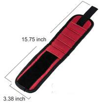 Portable Magnetic Tool Wristband, Woodworking Electrician Wrist Tool Belt With Retractable Pickup Tool, Can Pick Up Screws, Nails, Nuts, Bolts - A - View 7