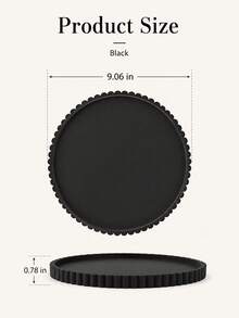 23cm Lace Round Silicone Bathroom Countertop And Vanity Tray - Silicone Bathroom Tray For Holding Makeup, Jewelry, Candles, Soap Dispensers, Modern Bathroom Decor, Coffee Table Decor, Candles, Perfumes And Plant Display Tray. - Multicolor - View 11