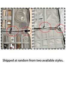 Watch Strap Storage Bag, Strap Organizer Bag, Electronic Accessories Storage Bag, Travel Universal Data Cable Storage Bag, Multi-Functional Storage Bag, Can Store Data Cables, Chargers, Phones, USB Drives, SD Cards, Hard Drives, Power Banks, Various Cables, Perfect Father's Day, Teacher's Day, Back To School Gift - one-size - View 10