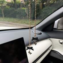 蜻蜓蝴蝶汽車掛飾創意車內懸掛裝飾品 車後視鏡裝飾掛飾 車用裝飾吊飾 - 蜻蜓 - 查看 7