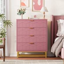 Drawer Storage Cabinet - Pink - View 5