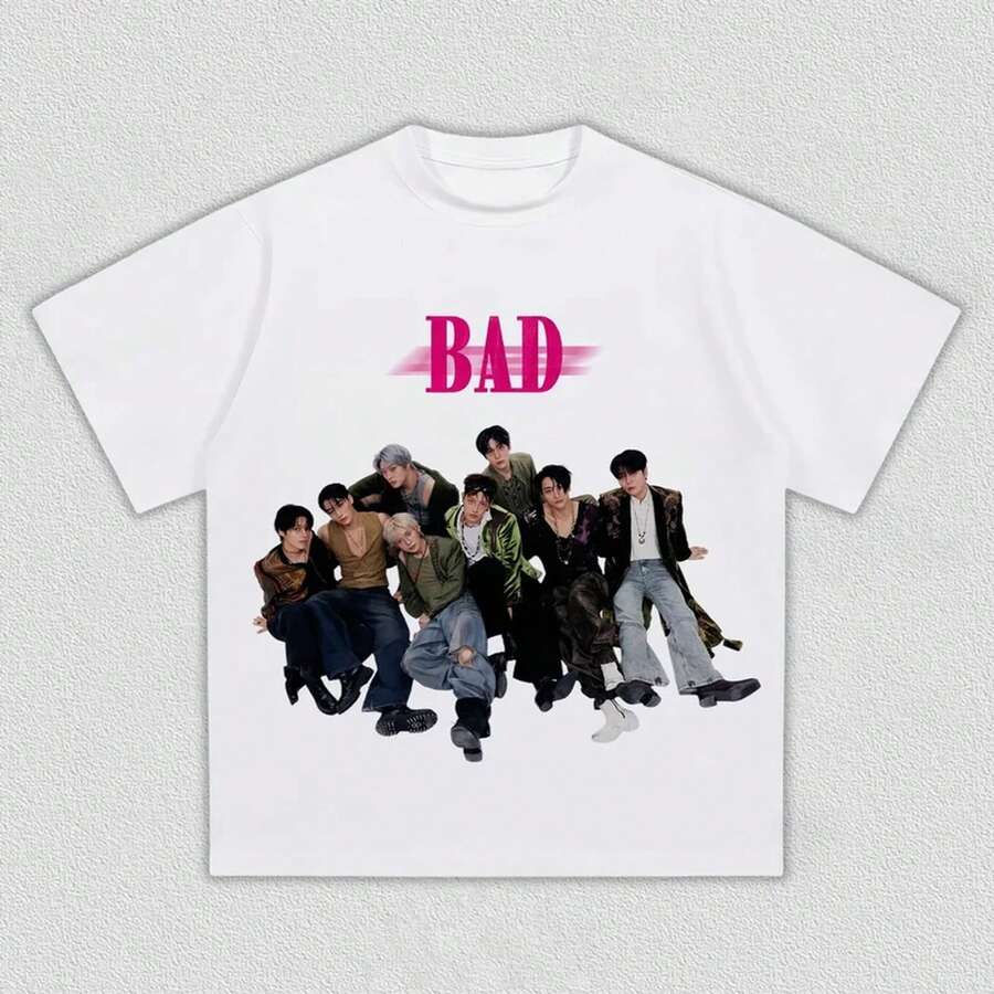 Album GOLDEN HOUR : Part.5 BAD-Shirt 2026 Printed T-Shirt Men And Women% Cotton Clothing Y2K Fashion Casual Short Sleeve T-Shirt - Color 2 - View 1