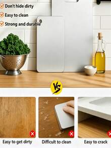 [Stainless Steel Cutting Board]2026 High-Quality Stainless Steel Cutting Board - Double-Sided Design - Easy To Clean - Corrosion-Resistant Material, Suitable For Indoor And Outdoor Use - Essential Kitchen Tool For Home, Restaurant, Camping, Picnic - Multicolor - View 11