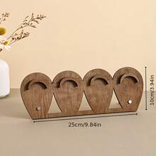 1pc Walnut Wood Jewelry Display Stand, Multi-Slot Bracelet & Necklace Holder, Beaded Jewelry Storage Rack, Desktop Display, Photography Prop, Accessory Storage Box, Saudi National Day - Multicolor - View 11
