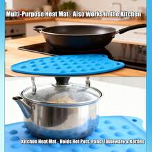 Silicone Non-Slip Ironing Pad, Suitable For Ironing Board, Heat Resistant, Steam-Proof, Compact And Portable, Home Kitchen Mat - A - View 11