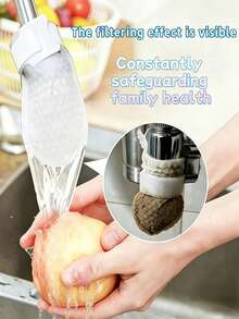 10, 20 And 50pcs Water Valve Filter Cotton, Water Purifier, Outlet Filter And Band. This Filter Cotton Not Only Has Excellent Filtration Performance But Also Has Anti-Splash Function. Ideal Product - Multicolor - View 3