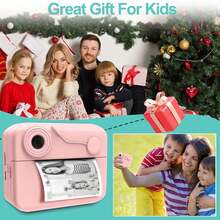 Photo Paper Included Camera Kids Instant Print Camera Fun Creative Set With Included Paper Rolls Color Pens Capture Fun In An Instant Portable 1080P HD Video Photo 2.4-Inch Screen Digital Camera Toy Toy Camera With Free Photo Paper - XX-multicolor - View 7