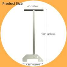 Desatascador de basura, llave de eliminación de basura, herramienta de eliminación de basura de plata, para reparación de eliminación de basura, desatascar la obstrucción del fregadero de cocina - plateado - Ver 5