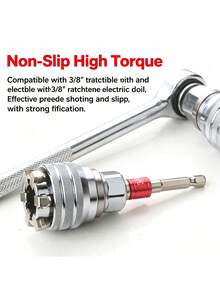 2/1 cái cờ lê lục giác bánh răng điều chỉnh được, tua vít đa năng cho máy khoan điện - Nhiều kiểu dáng - Xem 3