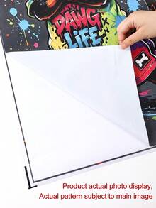 1pc Cartoon Dachshund Stickers, 37*82cm Self-Adhesive, Suitable For Plastic Surfaces, Removable, Home Decor, Applicable To Trash Cans, Walls, Bathrooms, Refrigerators, Smooth Surface, Fun Themed Decor, Cover Wall Imperfections - Dachshund - View 10