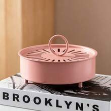 1pc Exquisite Mosquito Coil Holder With Lid, Fire-Resistant Incense Burner, Suitable For Indoor And Outdoor Home Use, Decorative Aromatherapy Burner With Ash Tray, Stable Base, Elegant Design, Suitable For Bedroom, Patio, Camping, Travel And Daily Home Decor - Multiple Styles - View 11