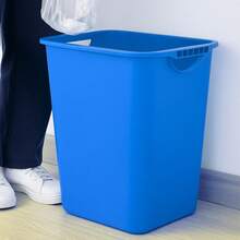 Office Trash Can - Blue - View 1