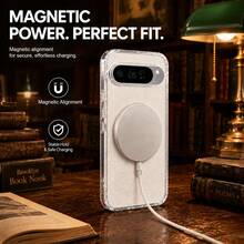 Compatible With Google 11 Pro XL 10 Pro XL 9 Pro XL, Pixel 10a/9a 11/11 Pro 10/10 Pro 9/9 Pro Phone Case, Glitter Transparent, Star Colorful Ring Supports Wireless Charging, PC+TPU - Star Magnetic - View 8