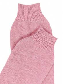 Women's Comfortable Pink Knitted Cardigan, Long Sleeve V-Neck Sweater, Suitable For Spring Wear, Medium Stretch, Regular Length - Pink - View 10