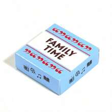1pc Card Board Game For Couples Party Gathering Family Time - Mint Blue - View 5