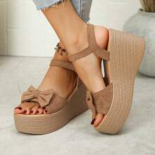 ISPORTE Women Wedges & Platform - 卡其色 - 查看 4