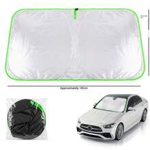 Car Sun Shade, Heat Insulation Sun Curtain, Front Windshield Sunshade, Car Window Sunshade, Universal For Off-Road Vehicles, Heat Reflective Sunshade With Double Layer Insulation, Foldable Sun Protection Cover For UV Protection And Interior Cooling - Multiple Styles - View 15