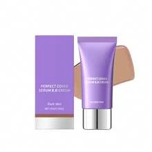 zephoco Perfect Cover Serum BB Cream Dark Skin- Tan/Deep With Warm Undertone, Skin Tint, Tinted Moisturizer, Skin Care Foundation Makeup, Korean Makeup - Dark Skin - View 8