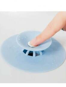 Universal 2-In-1 Kitchen Sink Drain Stopper With Premium Silicone Filter, Anti-Clogging Pop-Up Drain Plug, Hair Catcher For Bathtub, Shower And Sink - Multicolor - View 12