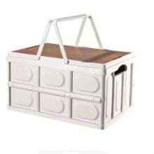 Outdoor Storage Box, Outdoor Storage Box, Trunk Organizer, Camping, Picnic, Camping Box, Car-Mounted Folding - View 6