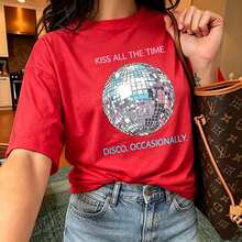 Women T-Shirts - 紅色2 - 查看 1