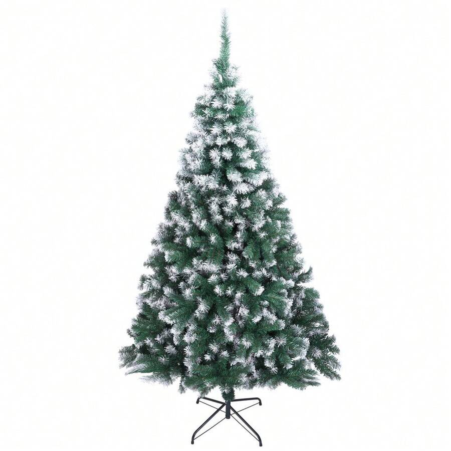 7FT Spray White PVC Christmas Tree 870 Branches - As Pic - View 1
