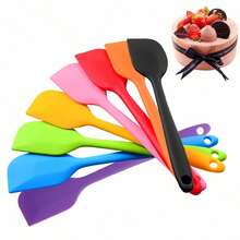 Set Spatula Silikon 9 Buah, Pengikis Kue, Spatula Kue Krim, Pengikis Selai, Pengikis Anti Lengket, Alat Dapur Memasak dan Memanggang 1/3/9 buah - MultiWarna - View 3