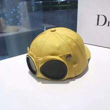 Cute Aviator Fashion Glasses Baseball Cap Baseball Cap Sun Protection - A - View 4