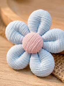 10/20 piezas/Juego de pinzas para el cabello con flores de tela, accesorios para el cabello lindos & dulces - Adecuados para mujeres y niñas, perfectos para uso diario, citas, fiestas, temporada de regreso a la escuela - Multicolor - Ver 7