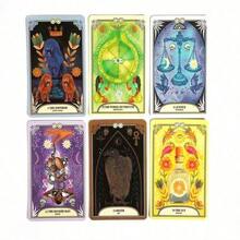 78 Kartu Tarot Kristal Ajaib, Permainan Ramalan Nasib, Permainan Papan Keluarga untuk Pesta, Ramalan Kartu, Permainan Takdir - Hitam - View 5