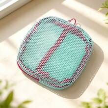 1/2/3pcs Tas Kosmetik Portabel Kapasitas Besar Desain Jaring Aneka Warna, Tas Penyimpanan Perjalanan Harian, Tas Perlengkapan Mandi - MultiWarna - View 5