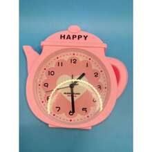Unisex Practical Style For Bedroom And Office Desk Clock - Pink - View 6