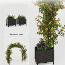 Kselythan Fencing, Trellises, & Gates - B-black - View 6