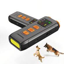 Pet Supplies Ultrasonic Anti-Barking Device Anti-Barking Trainer Dog Training Device Rechargeable Pet Repellent - Black - View 8