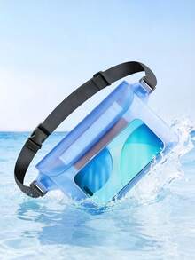 Large Capacity Waterproof Phone Pouch, Triple Seal Touchscreen Waterproof Phone Waist Bag, Suitable For Swimming, Rafting And Diving Water Sports, Ensures Dry Phone Storage, Ideal For Summer Vacation, Diving, Swimming, Beach - Multicolor - View 2