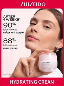 Shiseido Essential Energy 紅瓶面霜 50ml，提供長效保濕，強化肌膚屏障，改善乾燥肌膚與暗沉膚色。不黏膩質地快速吸收，適合所有膚質，適用於早晚日常使用。 - Hyaluronic Acid - 查看 4