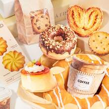 Yuxian DIY Fun 3D Mechanical Material Pack Today's Meal Creative Vintage Food Decoration Scrapbook Background - A - View 7