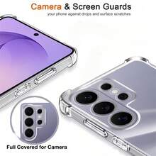 適用於 Spark Go 3/ Camon 50 4G/Pop 9 5G/Spark 30C/Camon 30S/GT 20 Pro/Smart 10/Note 60/Note 60Pro/Note 50 Pro+/Note 50 Pro 4G/Spark Go 2024Hot 60i 4G/Hot 60/Hot 12 Play/Spark 40/ Note 30/Spark 20 Pro/Spark Go 2025/Hot 60 Pro+Camon 40/透明 TPU 超薄全包覆氣囊防震手機殼 透明防震手機殼 - 無色 - 查看 3