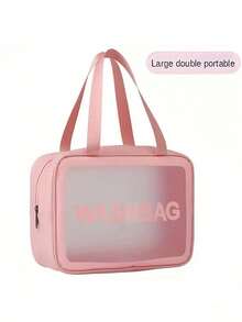 Cosmetic Storage Bag, Travel Toiletry Organizer Bag, Makeup Bag, Portable Storage Box, Suitable For Women's Bathroom Accessories Set - Makeup Bag - View 7