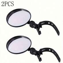 2Pcs High Definition Wide Angle Bicycle Rearview Mirror 360 Degree Rotatable Adjustable Mountain Bike Road Bike Cycling Accessories - Multicolor - View 6