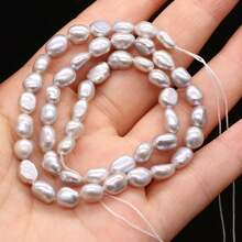 1String 36cm Natural Freshwater Pearl Beads Nugget Beaded For Jewelry Making DIY Charm Bracelet Necklace Accessories - Nugget Pearl - View 11