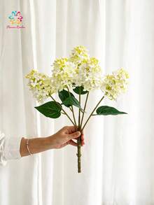 1束5莖人造丁香花，室內家居裝飾，花瓶裝飾，餐桌裝飾，桌面中心裝飾，客廳臥室裝飾，婚禮裝飾，DIY花藝布置，攝影道具，戶外園藝 - 5頭把束多色 - 查看 9