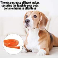 Sturdy Wear-Resistant Nylon Dog Long Tracking Leash, Anti-Winding Pet Training Traction Rope With Reinforced Metal Ring, Lightweight Outdoor Walking Hiking Lead, Suitable For Small Medium Large Dogs, Multi Color Selection - Multicolor - View 5