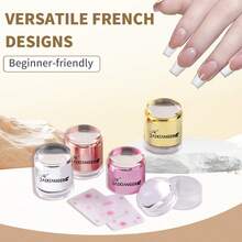 Silicone Nail Stamper, Nail Surface Pattern Transfer Manicure Printing Tool - Multicolor - View 3