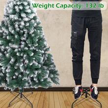 7FT Spray White PVC Christmas Tree 870 Branches - As Pic - View 7