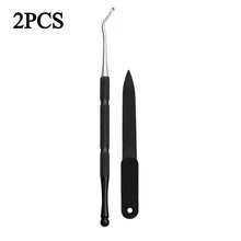1/2/3/4pcs Professional Stainless Steel Nail Clipper Set, Manicure & Pedicure Kit With Nail File, Toenail Clipper, Non-Slip Handle, Suitable For Thick Hard Nails, Home Care - Multicolor - View 11