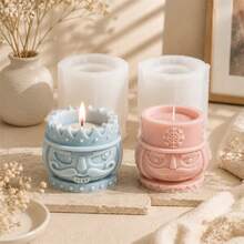 1/2PCS Christmas Nutcracker Candle Mold 3D Soldier Figurine Silicone Mold For DIY Handmade Candles Plaster Making Supplies Home Decoration Gift - Nutcracker - View 4