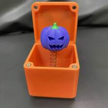 1pc Halloween Surprise Gift Box, Pumpkin Shaped Gift Box, Prank Gift Box, Funny Gift Box, Exclusive Gift Box, Adult Prank Pop-Up Gift Box, Funny Prank Gift Box, Office Desk Decor, Christmas - Multicolor - View 6