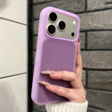 Casing Ponsel Lembut Jelly Matte Ramah Kulit Kompatibel Dengan iPhone 17 Pro Max 17 Pro 17 16 15 14 13 Pro Max Pelindung Belakang Silikon Cair Ultra Tipis Tahan Guncangan - Purple - View 5